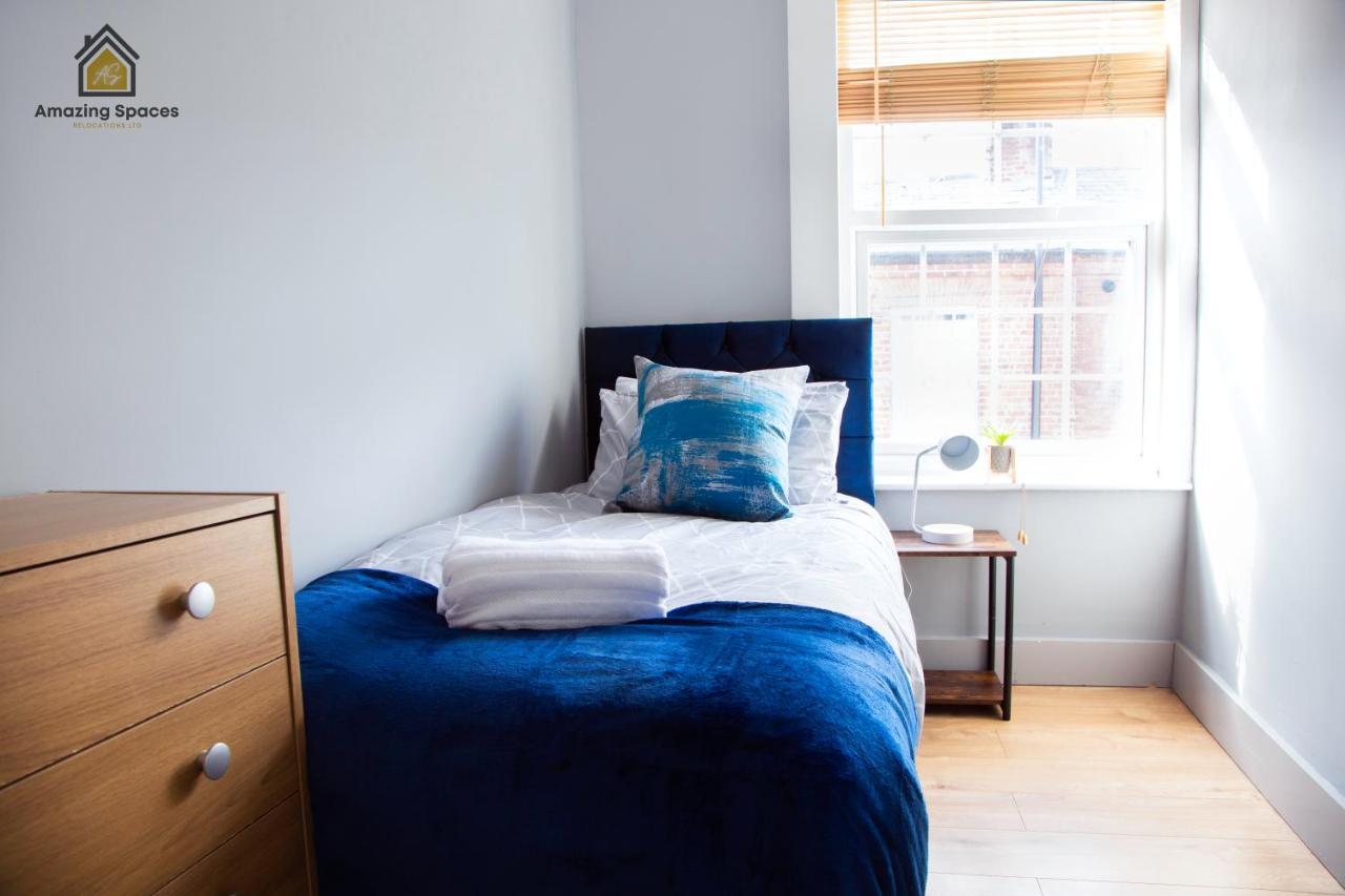 City Centre 2 Bed Flat Sleeps 3 For Work And Leisure With Free Wifi By Amazing Spaces Relocations Ltd وارينغتون المظهر الخارجي الصورة
