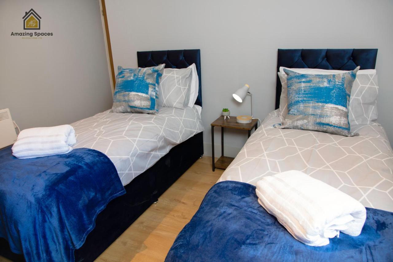 City Centre 2 Bed Flat Sleeps 3 For Work And Leisure With Free Wifi By Amazing Spaces Relocations Ltd وارينغتون المظهر الخارجي الصورة