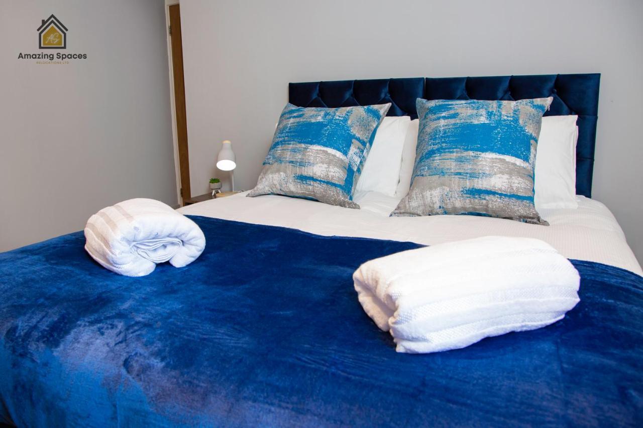 City Centre 2 Bed Flat Sleeps 3 For Work And Leisure With Free Wifi By Amazing Spaces Relocations Ltd وارينغتون المظهر الخارجي الصورة